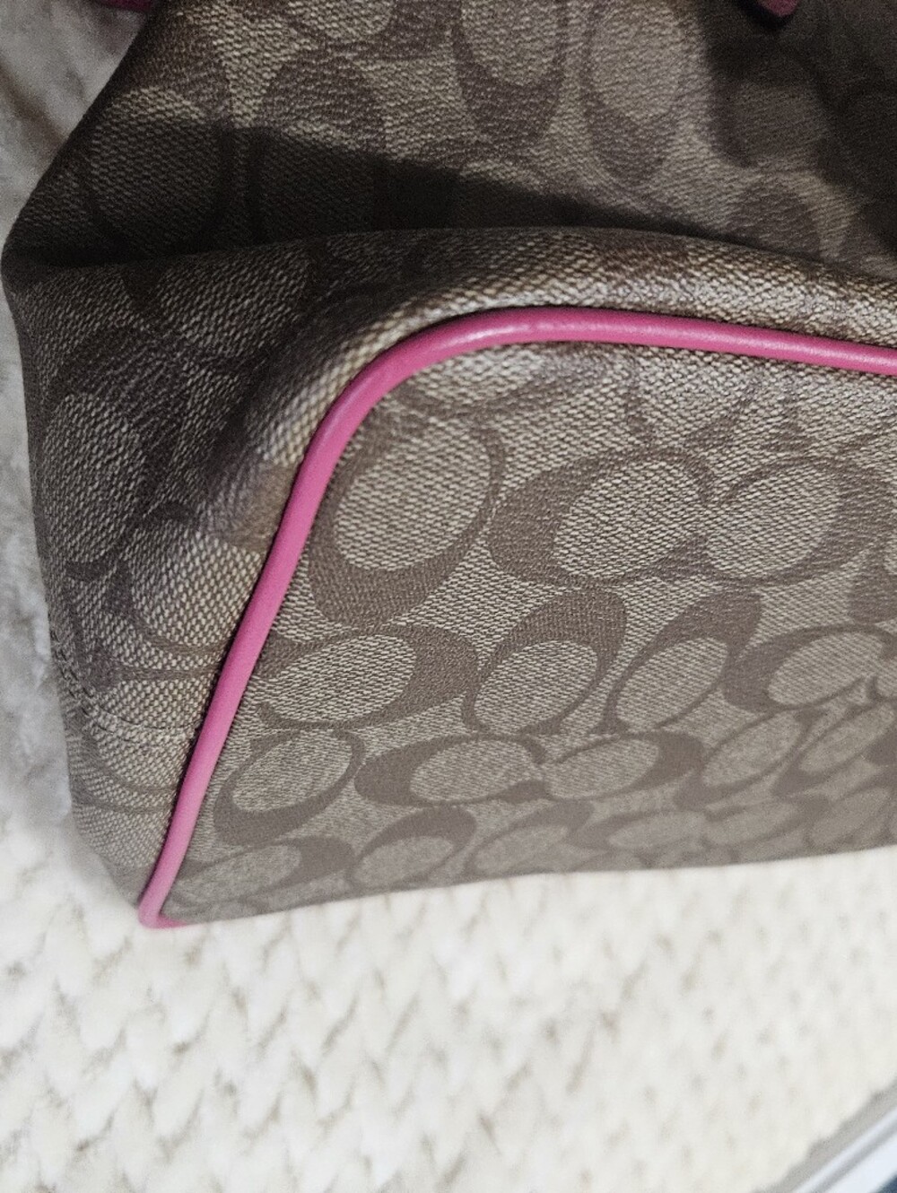 Coach Brown Signature Shoulder Bag  and Wallet - Picture 9 of 12